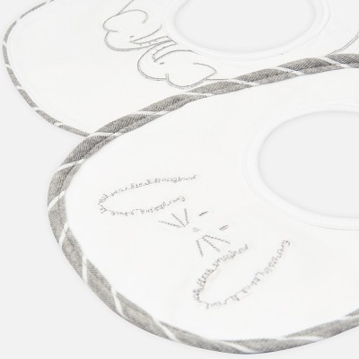 Set 2 bavaglini ricamo       Mayoral