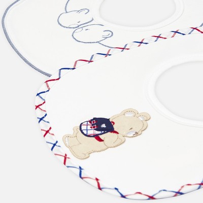 Set 2 bavaglini ricamo       Mayoral