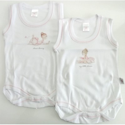 Coppia di body spalla larga Noibel