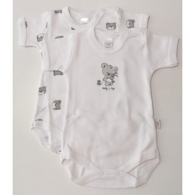 Coppia di body mezza manica caldo cotone Orsetto