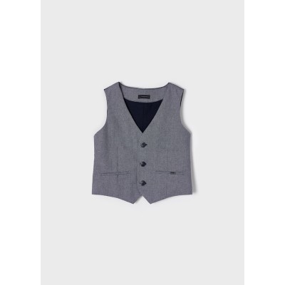 Mayoral - Gilet lino tailoring