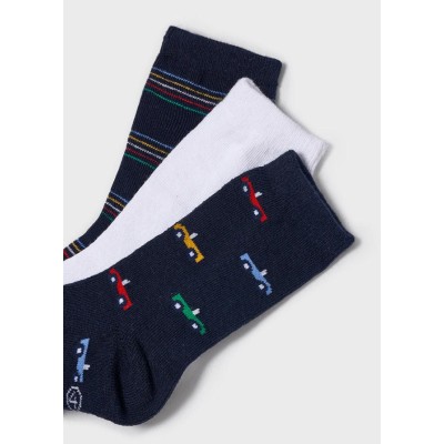 Mayoral - Set 3 calze lunghi macchine