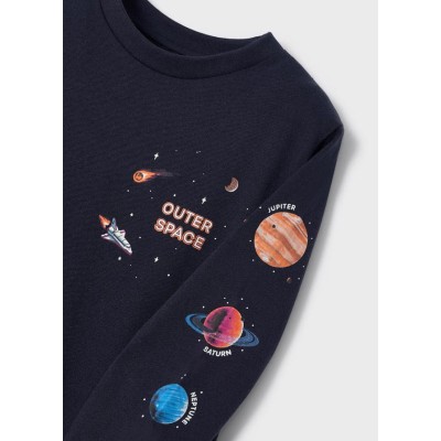 Mayoral - Maglietta manica lunga "outer space"