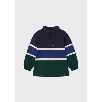 Mayoral - Polo manica lunga color block