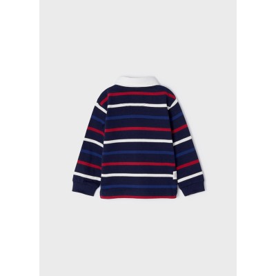 Mayoral - Polo manica lunga righe bloque