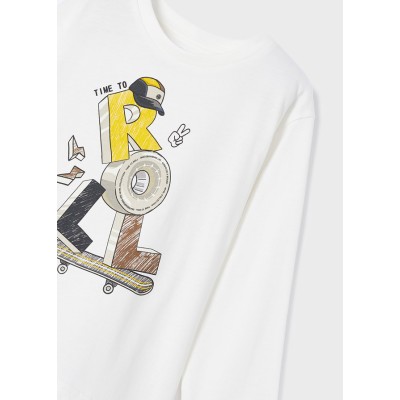 Mayoral - Maglietta manica lunga "roll"