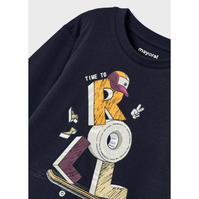 Mayoral - Maglietta manica lunga "roll"