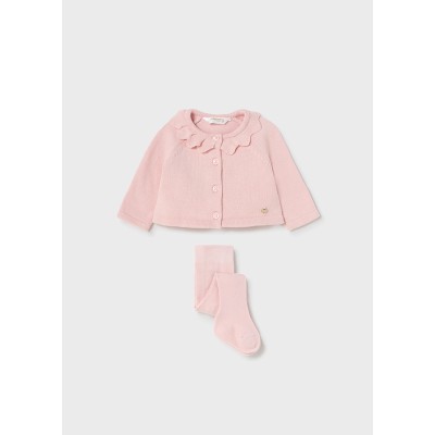 Mayoral - Cardigan lungo e collant