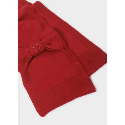 Mayoral - Completo cappello sciarpa fiocchi