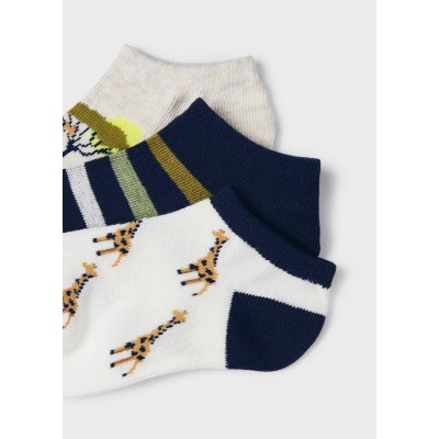 Mayoral - Set 3 calze corte giraffa