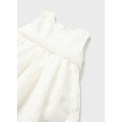 Mayoral - Vestito organza ricamato