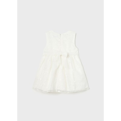 Mayoral - Vestito organza ricamato