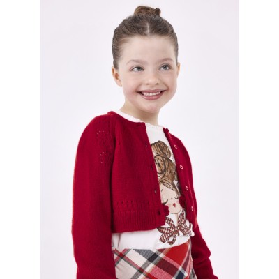 Mayoral - Cardigan tricot traforto