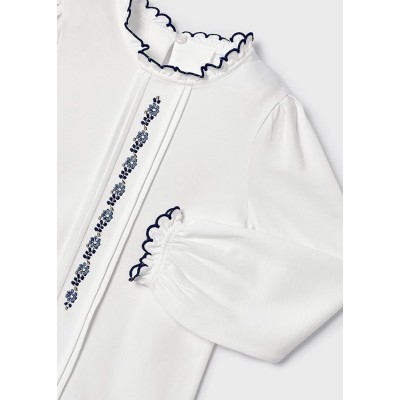 Mayoral - Blusa punto ricamo
