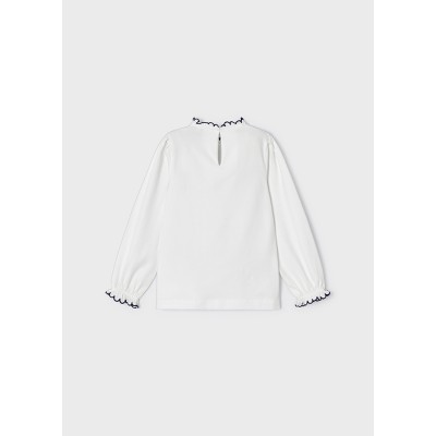 Mayoral - Blusa punto ricamo