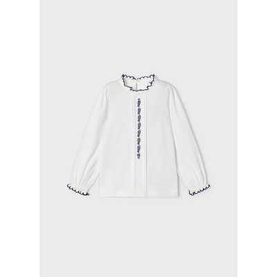Mayoral - Blusa punto ricamo