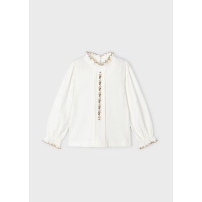 Mayoral - Blusa punto ricamo