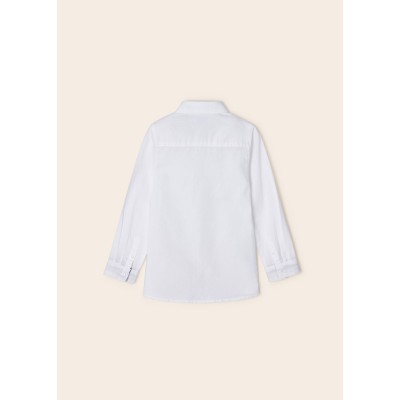 Mayoral - Camicia manica lunga  lino tailoring