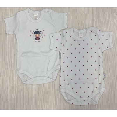 Coppia di body mezza manica eski Noibel