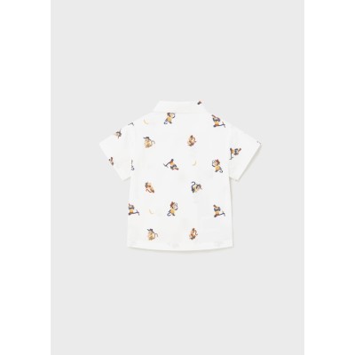 Mayoral - Camicia manica corta  stampata