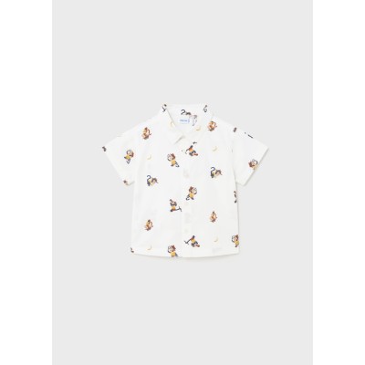 Mayoral - Camicia manica corta  stampata