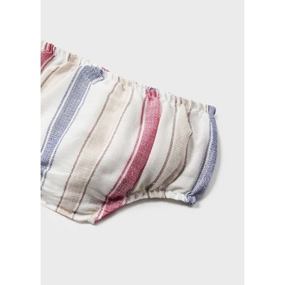 Mayoral - Vestito righe lino