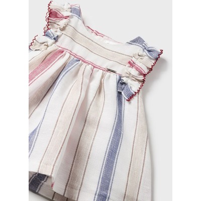 Mayoral - Vestito righe lino