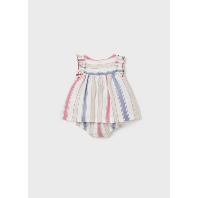 Mayoral - Vestito righe lino