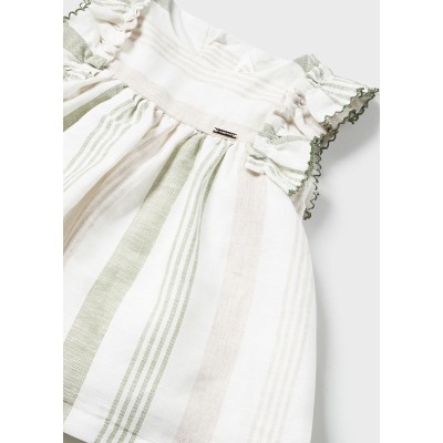 Mayoral - Vestito righe lino