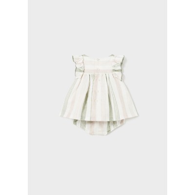 Mayoral - Vestito righe lino