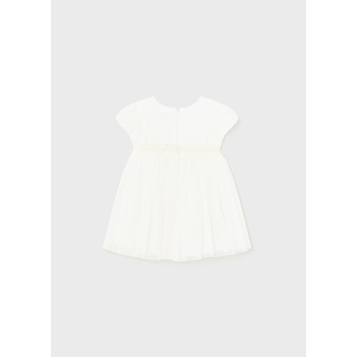 Mayoral - Vestito tulle plissettato