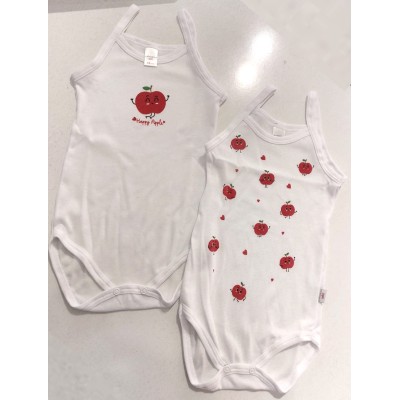 Coppia di body spalla stretta Noibel