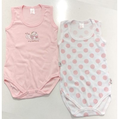 Coppia body cotone spalla larga Noibel