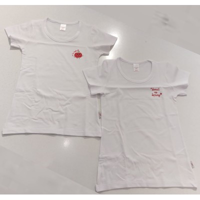 Coppia di maglie mezza manica cotone bielastico Noibel