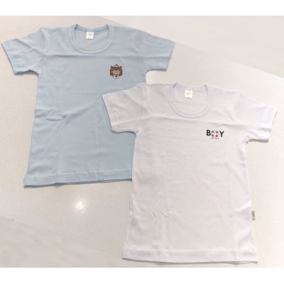 Coppia maglie mezza manica cotone Noibel