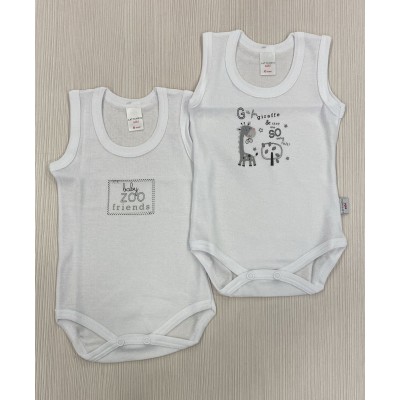 Coppia body cotone spalla larga Noibel