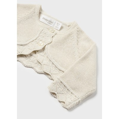 Mayoral - Cardigan corto maglia basico