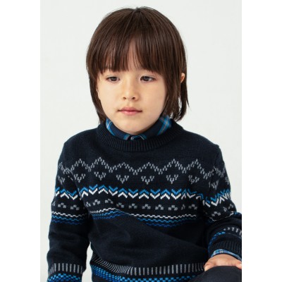 Mayoral - Maglione jacquard motivi