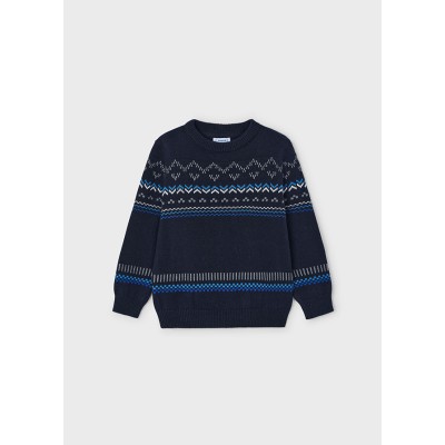 Mayoral - Maglione jacquard motivi