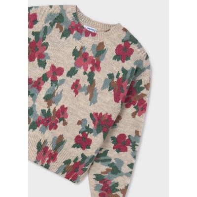 Mayoral - Maglione stampa fiori