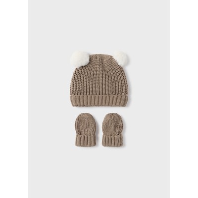 Mayoral - Completo cappello guanti tricot