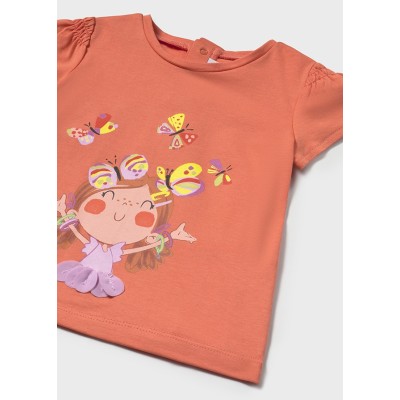 Mayoral - Maglietta manica corta ricamata