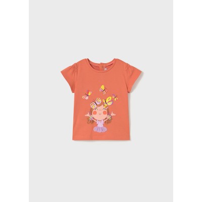 Mayoral - Maglietta manica corta ricamata