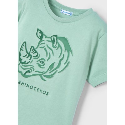 Mayoral - Maglietta manica corta embossed "rhino