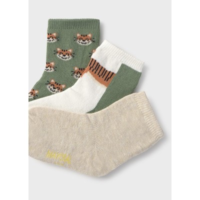 Mayoral - Set 3 calzini motivi