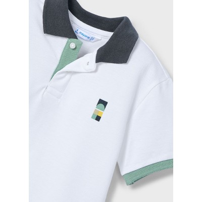 Mayoral - Polo manica corta print