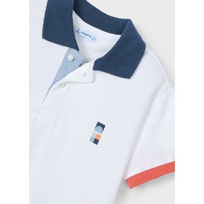 Mayoral - Polo manica corta print