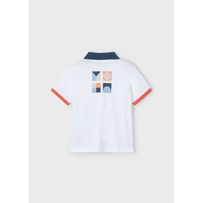 Mayoral - Polo manica corta print