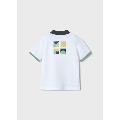 Mayoral - Polo manica corta print