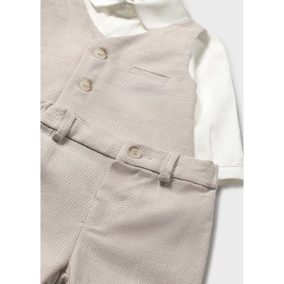 Mayoral - Completo  pantalone corto gilet